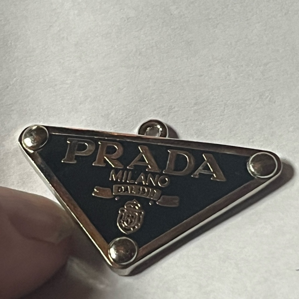 Prada Authentic Charm Prada Zipper pull Charm for Necklace Bracelet Bag Charm